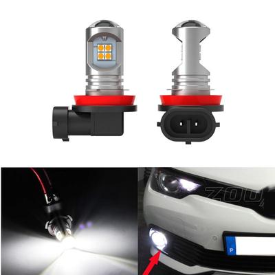 2x Canbus White 3030 LED 12W 6000k 780LM Przednia lampa przeciwmgielna samochodu Toyota Auris 2013-2018