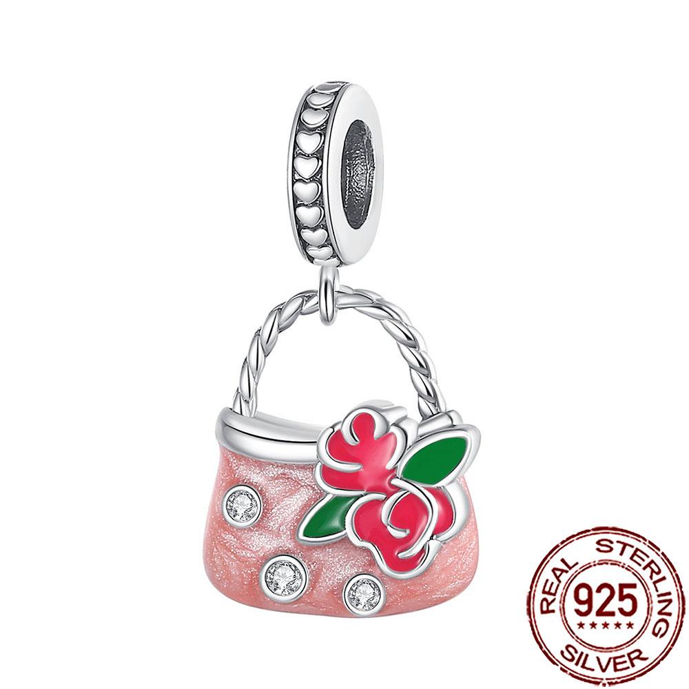 New Charms Copper Airplane Globe Suitcase Air Balloon Travel Beads Fit Original Bracelet Necklace Diy Jewelry