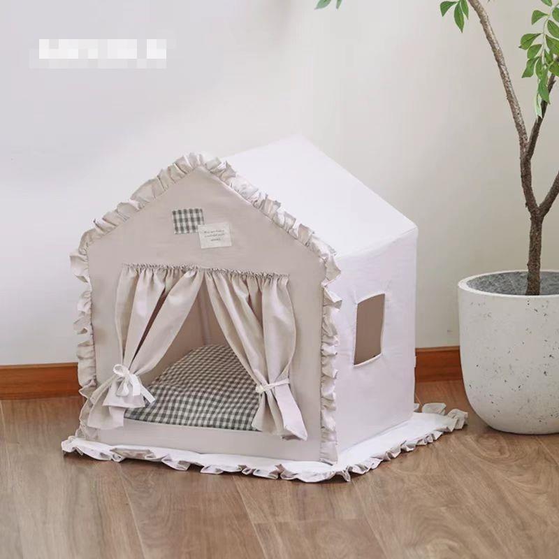 Cat kennel pet cat house semi-enclosed mat universal