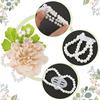 10 Stück Handgelenk DIY Dekor Hochzeit Perlen-Armband Dehnbares Korsagen-Armband Brautjungfer