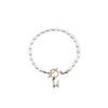 A 26-letter Imitation Pearl Beaded Bracelet for Women, Suitable for Daily Wear
