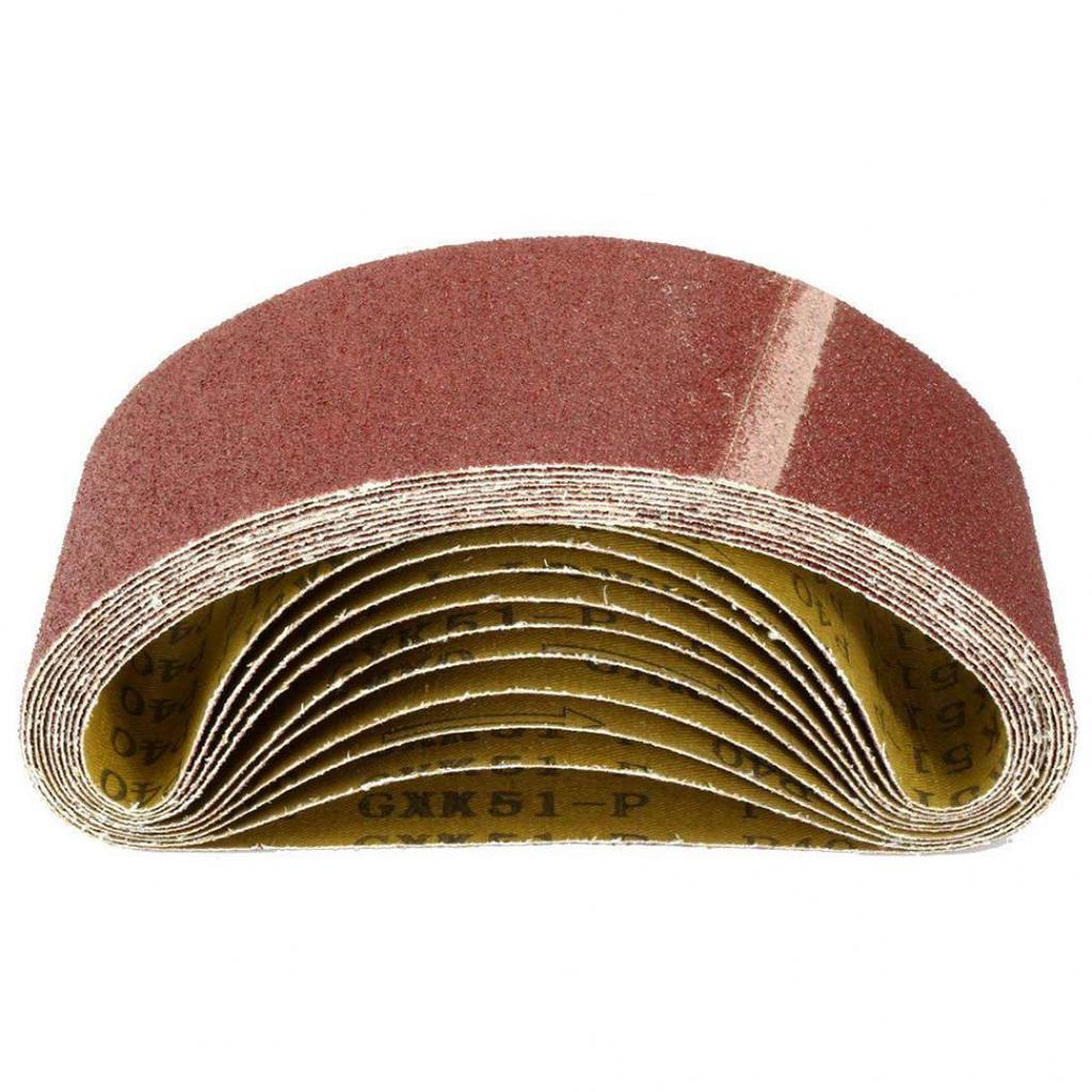 10Pcs Annular Adhesive Assorted Abrasive Grit Sanding Belt Sandpaper Sander