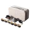 Coarse pottery Kung Fu tea set, household ceramic tea cup, simple office set, light luxury, high-end high-end gifts