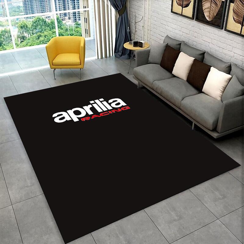 Racing Car A-Aprilia Logo Moto Carpet Rug for Playroom Bedroom Living Room Sofa Home Decor,kid Game Area Rug Non-slip Floor Mat