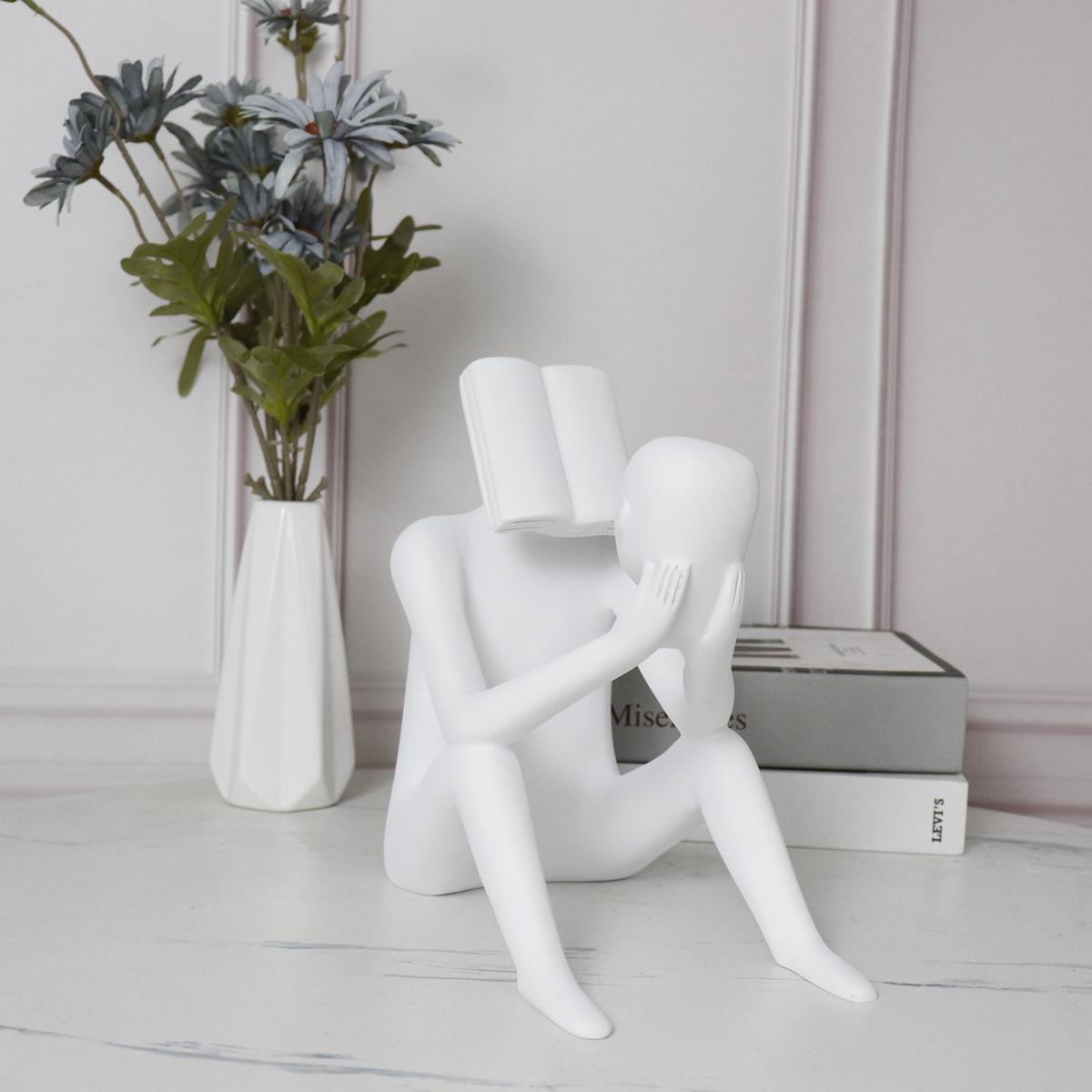 

Abstract Resin Figure Sculpture for Home and Living Room Decor