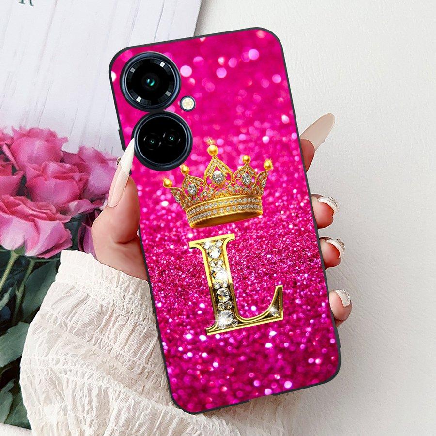 For Tecno Camon 19 Pro Case Shockproof Crown Letter Soft Silicone Funda for Tecno Camon19 Neo 19Pro Back Cover Camon 19NeoFundas