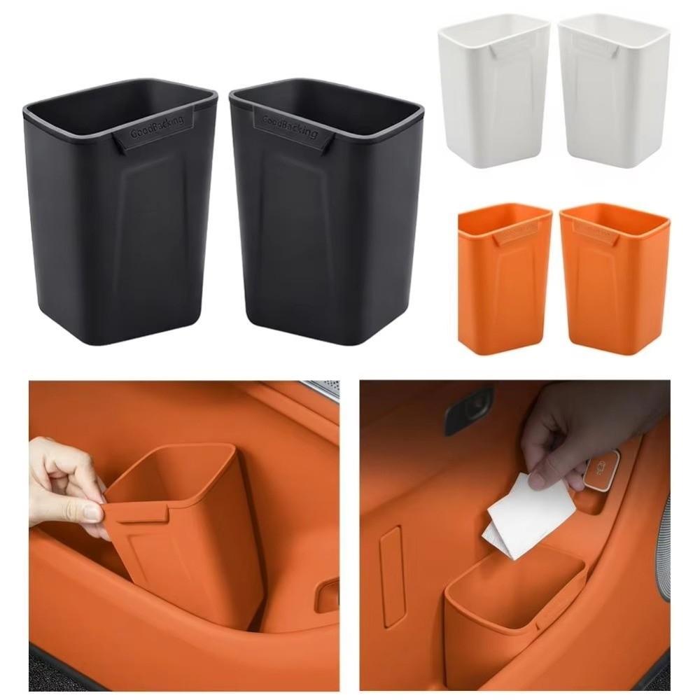 Hanging Car Door Storage Box Silicone Storage Bucket Universal Car Door Trash Can  Interior Access