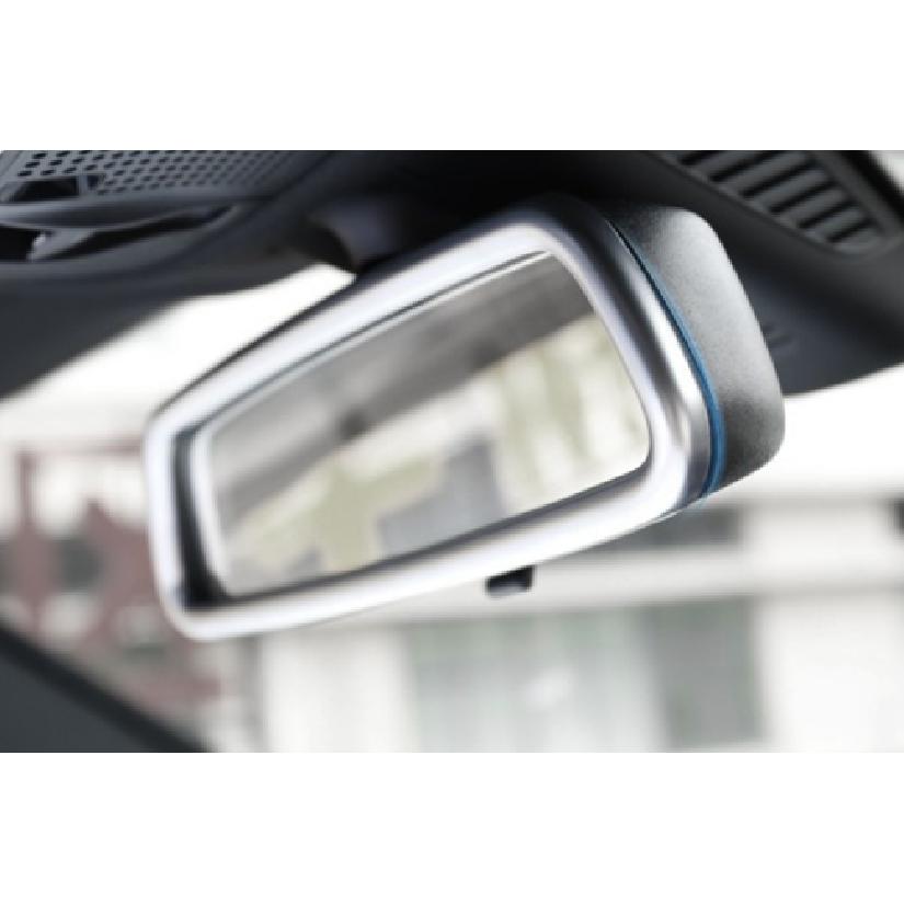 For Mercedes-Benz GLC 2016- Matte Silver Interior Rearview Mirror Decor Trim