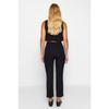 Black Basic Woven Trousers Twoss19st0038