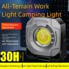With Magnet And Hook Keychain Work Light Dual Switch Control Emergency Repair Lamp Outdoor