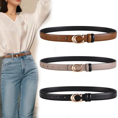 Popular Women's Fashion Belt Double-sided Belt Trendy and Versatile Jeans Dress Decoration Belt Women's Gift for Friends