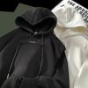 Yousheng Autumn Men Hoodie Neck Protection Hooded Drawstring Big Pocket Drawstring Elastic Cuffs And Hem Pullover Sport Fitness Travel School Top