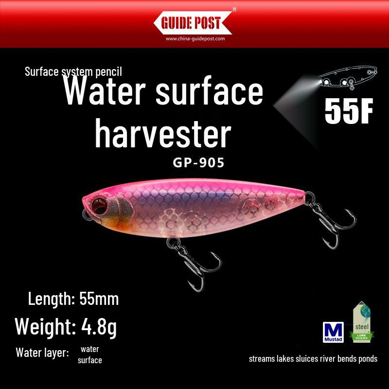 

Roadsign Floating Pencil 55F Micro Lure 4.8g - Ideal for Mandarin Fish, Bass, Asp. 4.8g/55mm