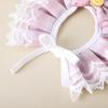 Pet Drool Bib: Lace Edge Cat Collar & Dog Snood in Cute Princess Style
