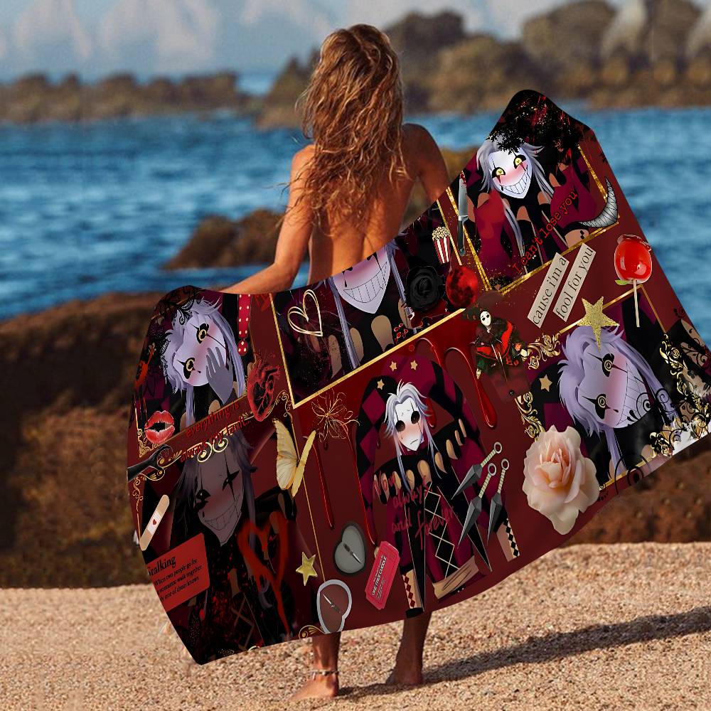 The Freak Circus Funny Game Microfiber Blanket Quick Drying Beach Towels Oversized Printing Super Absorbent Pool Towel Blanket
