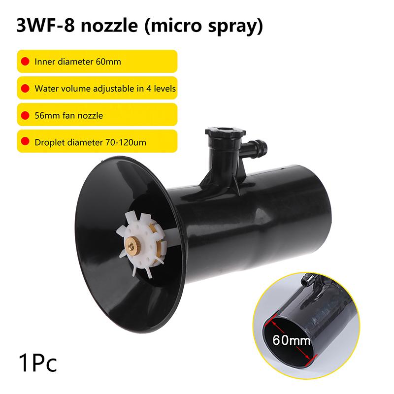 

Комплект Дифузорна Насадка Вентилятора 60мм 65мм 70мм Ранцевий Обприскувач Туману Пиловий Містер Пильник Повітродувка Розпилювач від Комарів Головка