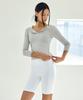 Debiweeo Women'S Yoga Wear Devi-B0056-White Pilates Zero Fat One-Pocket Biker
