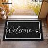 2D Flat-1PC Welcome Door Mat for Home , Welcome Mats for Home Decoration.