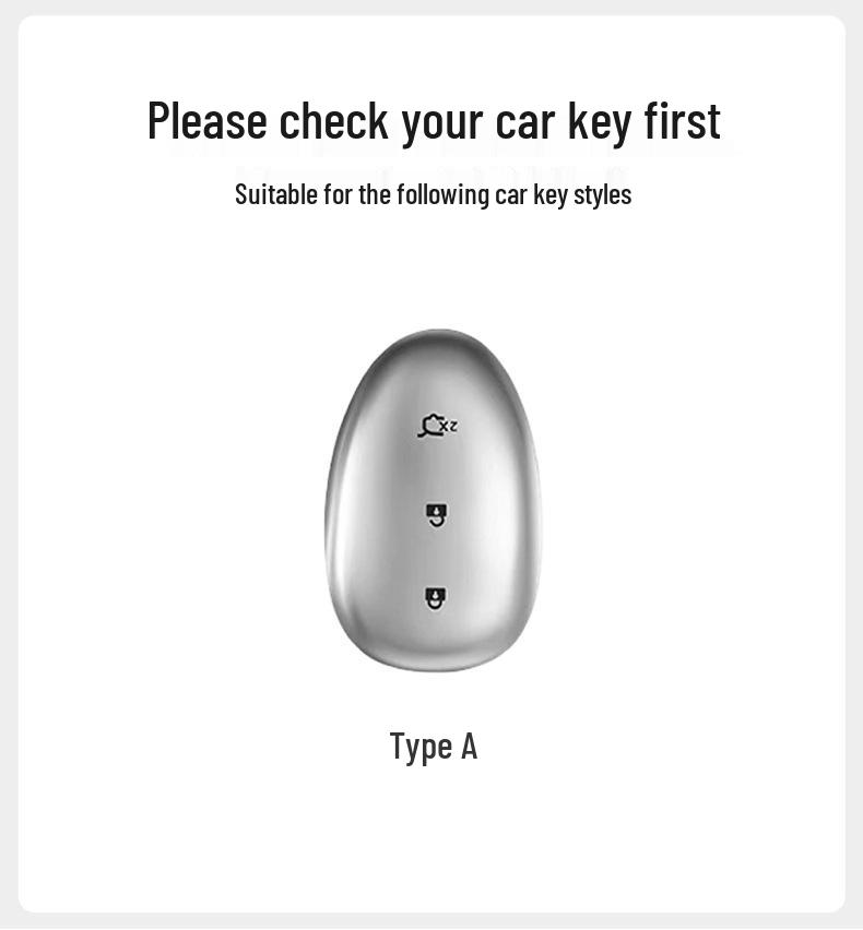 Changan Qiyuan A07 Key Case, High Appearance Model, Men's Black Protective Shell (2023).