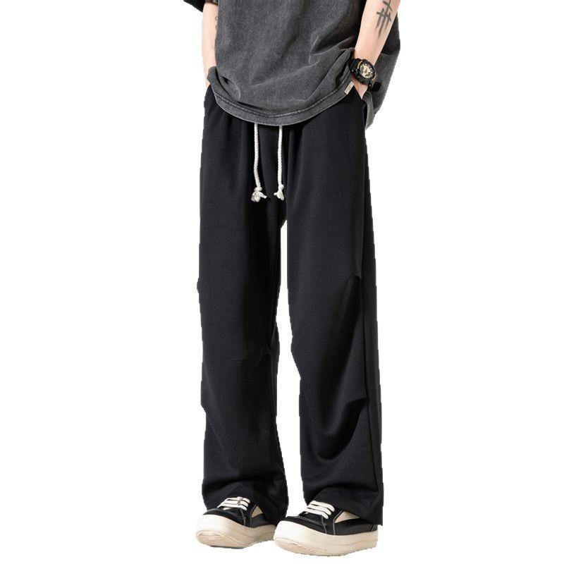 Men's Spring and Autumn New Dopamine Wear Trendy Pants Men's High Street Trousers Casual Versatile Overalls
