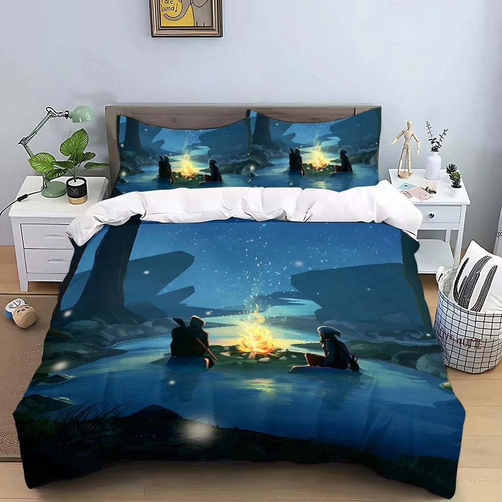 Game Outer Wilds Duvet Cover Pillowcase Bedding Set Adult Boy Girl Beroom Decoration Children Single Double Large Size
