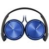 Cuffie Sony MDR-ZX310 Pieghevoli a padiglione chiuso Blu L
