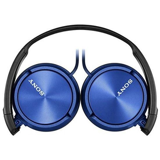 Cuffie Sony MDR-ZX310 Pieghevoli a padiglione chiuso Blu L