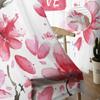Art Cherry Blossom Branch Moderní tištěné tylové závěsy do ložnice Balkonová výzdoba oken Kreativní móda Domácí průsvitná záclona