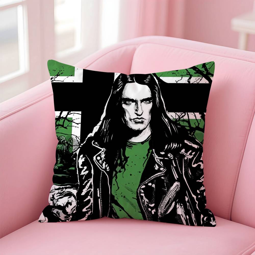 T-Type O Negative Rock P-Peter Steele Pillow Case Custom Printed Brushed Fleece Pillow, Baby Skin-Touch, Eco-Friendly Dye-Sublim