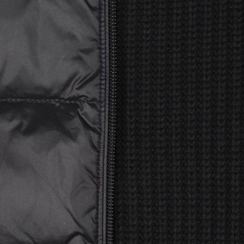 [hedges Kids] Knit Color Duck Down Padding Black  Huw11jp01m Bk 