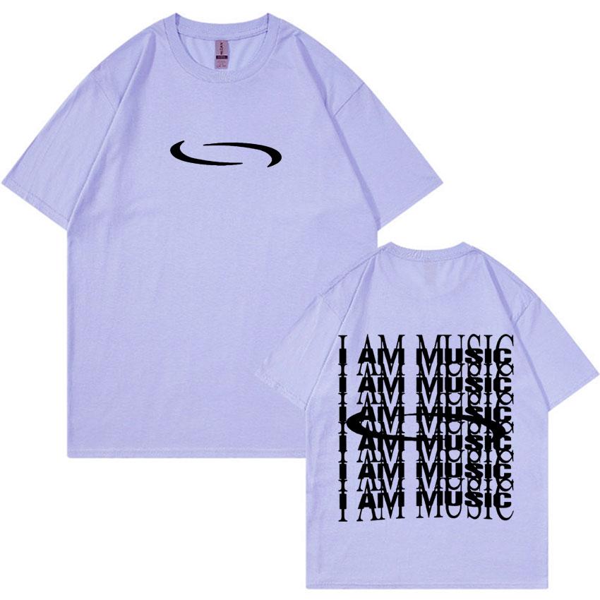 Playboi Carti I AM MUSIC Logo T-Shirt Opium Ken Carson Narcissist Tour Rap T-Shirts Herren Damen Mode Hip Hop Übergroße T-Shirts Y2k