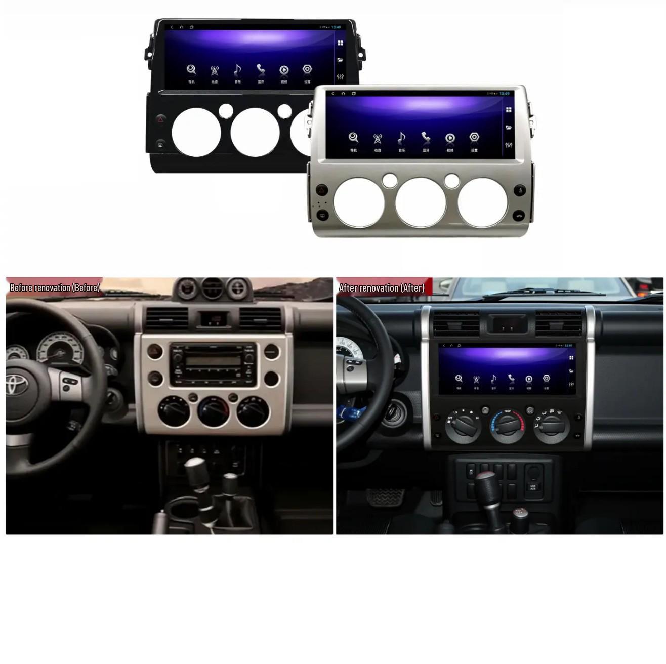 

12,3 Android GPS-навигация и камера заднего вида для моделей Land Cruiser FJ Cruiser 07-21 360 module and panoramic camera