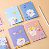 Lot de 4 Mini Carnets Mignons Dessins Animés 64K pour Enfants Étudiants Papier Lisse Portable Stylo Lisse Journal Prix Scolaires Et Cadeaux de Fête