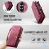 For Samsung Galaxy Z Fold7 5G Phone Cases CASEME 008 Leather Cover with Detachable Wallet and Strap