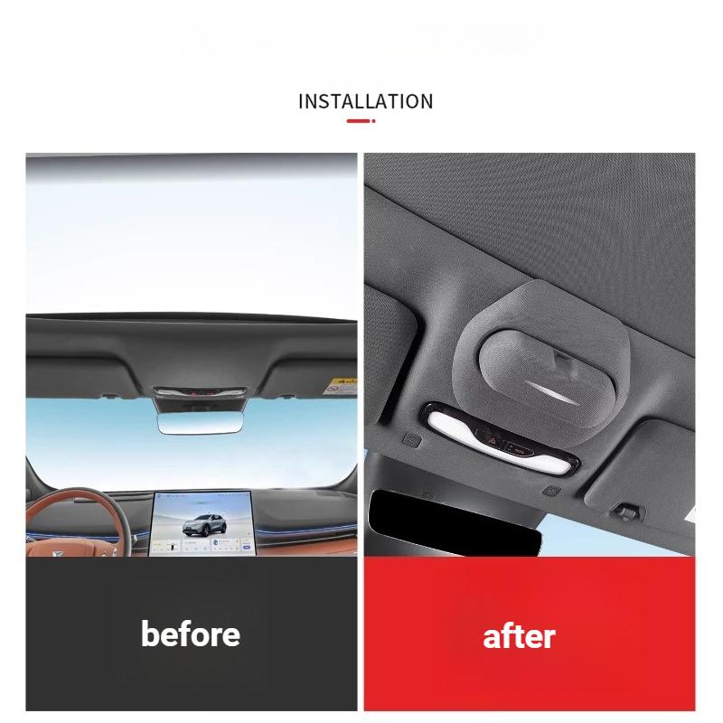For Deepal S05 Glasses Case Expansion Sunglasses Storage Clip Modified Artifact Car Roof Interior Modification Accessories