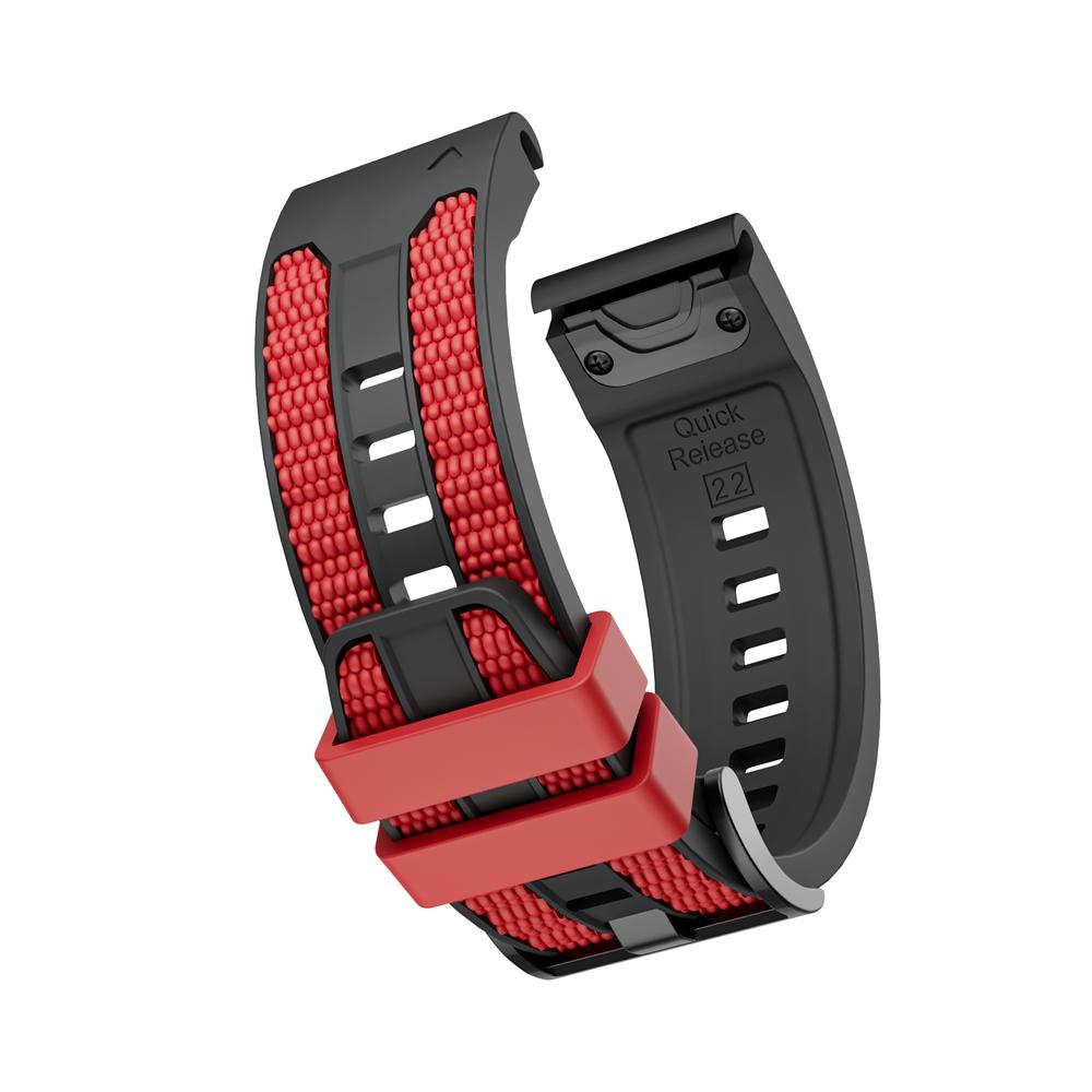 22/26mm Silicone Watch Strap For Garmin Fenix 8 Pro 8 E 7X 6 5X Plus 5/Instinct 2X/Forerunner 970 965 955/Tactix 8 7 Watch Bands