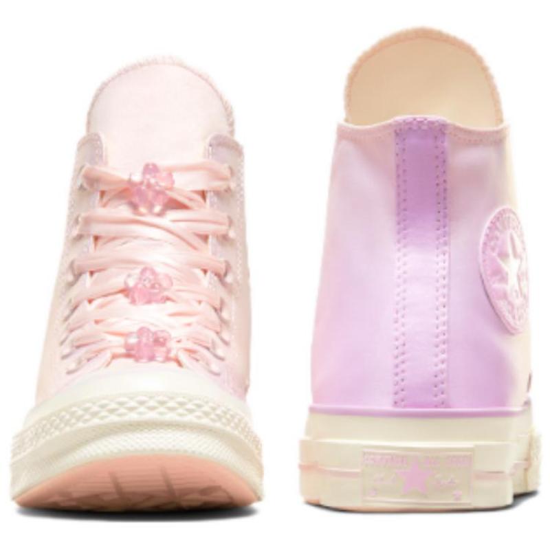 Converse Chuck 70 Non-Slip Abrasion High Top Espadrilles Women's Pink
