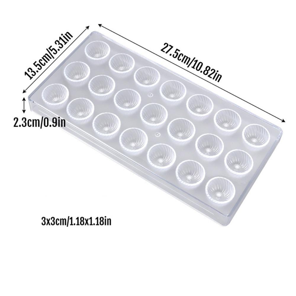 Handmade Sphere Chocolate Tools Transparent Bar Mould New Baking Pastry Tools Confectionery