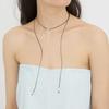 Sea Bubble Leather Necklace