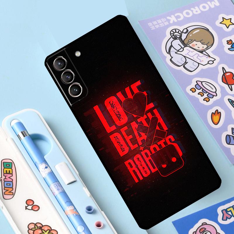 Love Death and Robots Case For Samsung Galaxy S23 S21 S22 Ultra Plus Note 10 20 S8 S9 S10 Plus S20 FE Cover Case