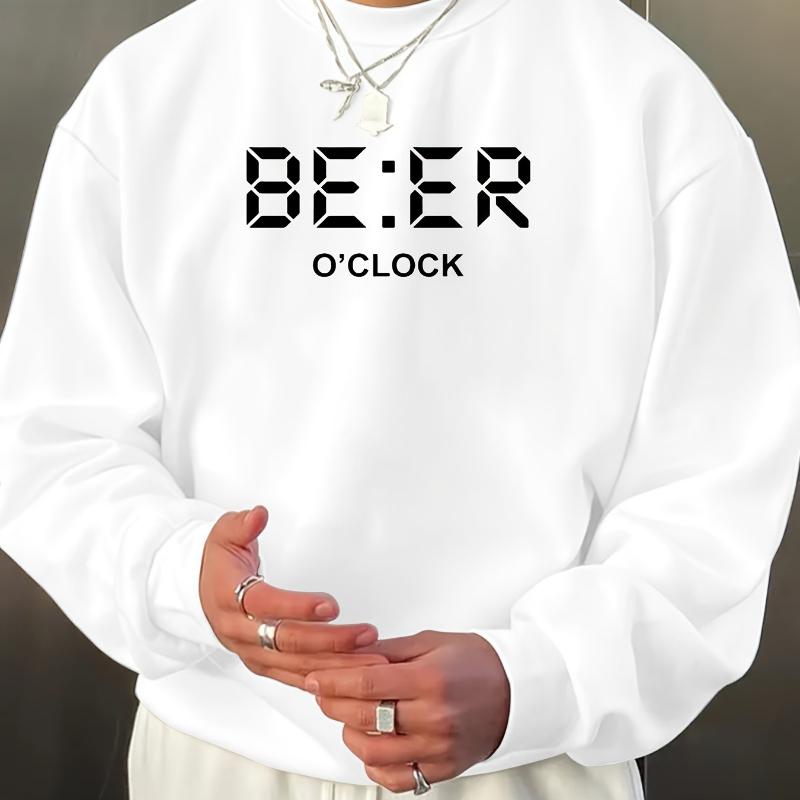 

Crew Neck Sweatshirt, Shrink-Resistant Fabric, Low-Maintenance S