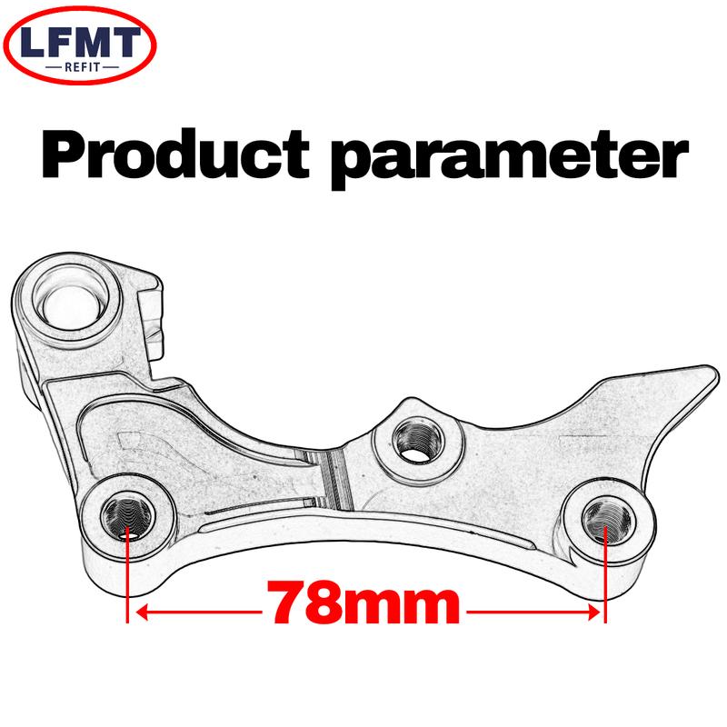 Motorrad 270MM Für Honda Bremsscheiben-Adapterhalterung CR125E CR125R CRE CRF 125 250 450 CR250R CRF250X CRF250R CRF450R 450X