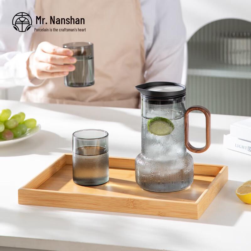 Nanshan Mr. Heat-Resistant Glass Tea & Cold Water Pitcher Set
