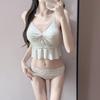 Women's Skirt Split Swimming Suit Vacation Three-piece Set Sweet High-end Hot Swimsuit