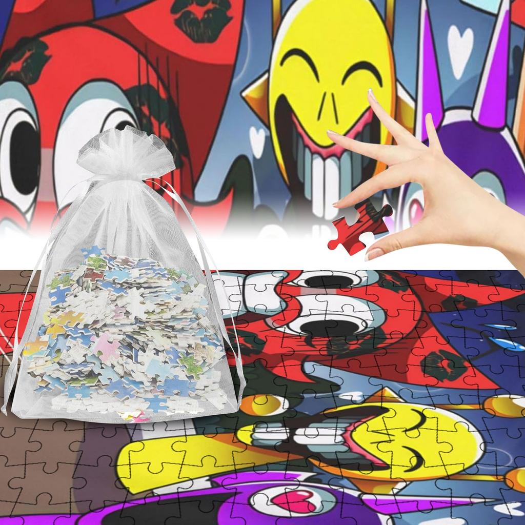 Kreslené puzzle, hračky s puzzle, kreativní dárky, dětské dárky, nástěnné dekorace