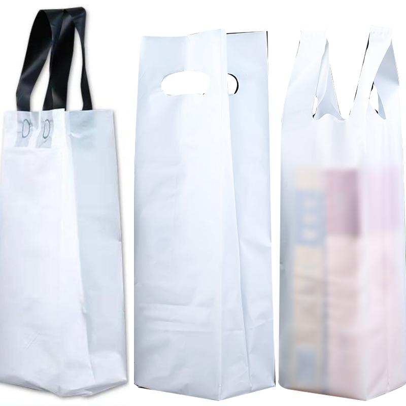 Pojedyncze Opakowanie Plastikowe Torby Tote Torba na Wino Czerwone Dedykowane Torby Opakowaniowe Przenośna Uniwersalna Torba typu carryall Odporna na Zużycie Odporna na Rozciąganie Materiał PE