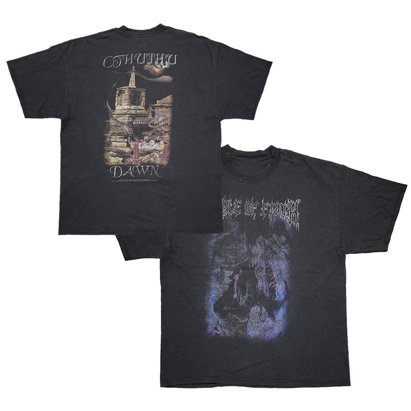 

Летние Мужские Женские Хлопковые Повседневные С Круглым Вырезом CRADLE OF FILTH Графический Принт Темный Металл Рок Короткий Рукав Ретро Уличная Одежда Топы 4XL