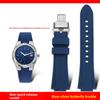 AI1108 Quick Release Metal Adapter Silicone Watch Band For Maurice Lacroix AIKON AI6008 AI6007 AI6038 AI6058 AI1018 Rubber Strap