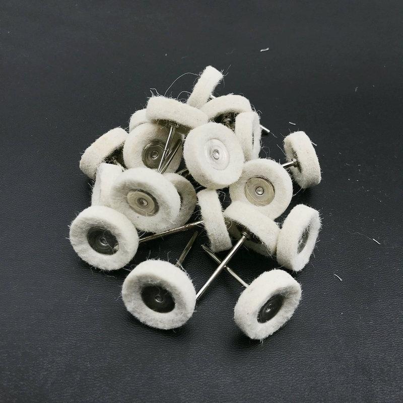 50pcs Dental Wool Polishing Wheel Buffing Pad Brushes for Low Speed Rotary