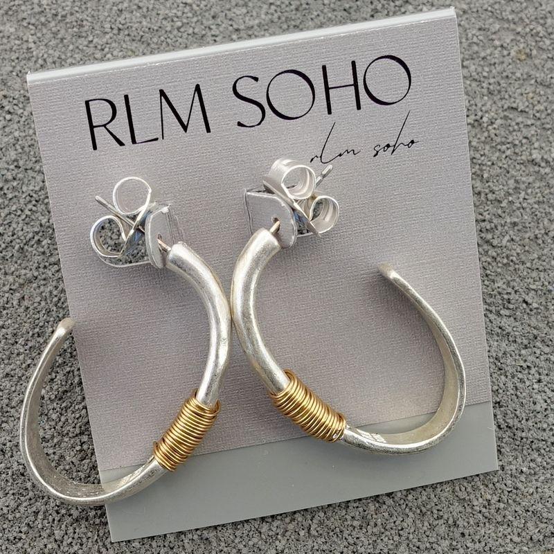 

Rlm Soho Handmade Wire-Wrapped Designer Earrings with a Unique Artistic and Artistic Vibe, Distinctive and Individual Style Default